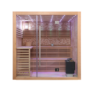 Sauna <span class=keywords><strong>di</strong></span> Lusso per Interni per 2 Persone, Personalizzabile, con Vapore Umido, Showroom, Sauna a Infrarossi, Dropshipping - Product Image 2