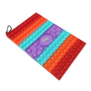 Nouveau jeu pop pour enfants, jouet anti-stress Pop Rainbow Chess Board, jouet à bulles à presser, jouet anti-stress pour l'autisme, jeux et cadeaux pour enfants - Product Image 5
