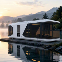Suninn Modèle V7 Maison capsule de luxe, maisons préfabriquées à bas prix, camping-car chinois, cabine