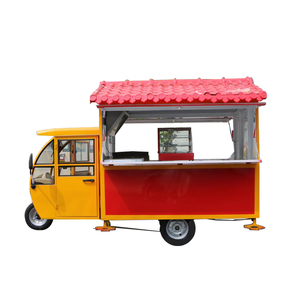 <span class=keywords><strong>Prix</strong></span> promotionnel Chariot <span class=keywords><strong>de</strong></span> restauration rapide personnalisé / Kiosque à shawarma / Kiosque alimentaire pour machine à crème glacée molle - Product Image 6