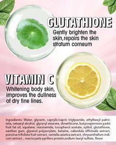Lait corporel hydratant éclaircissant à la vitamine C biologique végétalien personnalisé en marque privée OEM pour femmes - Élimine les taches, éclaircit le noir - Product Image 5