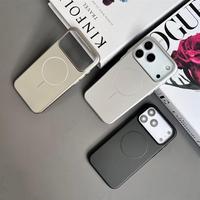 Nouvelle coque de téléphone portable rigide en PC au design innovant pour iPhone 17 Pro Max, étui magnétique pour iPhone 17 Air, 16, 15, 14, 13, 12, 11