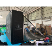 Enceinte de simulation de golf gonflable de 3,6 m – Cage d'entraînement portable intérieure et extérieure en PVC étanche – Taille personnalisable