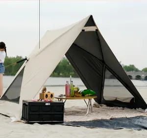 OEM de alta calidad Pop up Carpa Verano al aire libre Playa Popup Paraguas Portátil Playa Carpa Verano Mar Carpa Sombrilla - Product Image 1