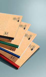 A5 Kraft Paper Notebook Horizontal Line <b>Journal</b> 63 Gsm Paper 100 Pages Office School <b>Writing</b> - Product Image 4