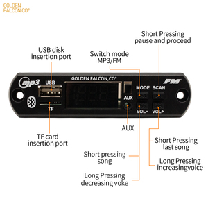 <strong>Audio</strong> Mp3 <strong>Player</strong> Decoder BT TF Card <strong>Fm</strong> Radio <strong>Audio</strong> Mp3 Module Amplifier <strong>Board</strong> - Product Image 4