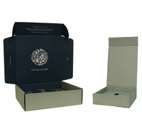 Emballage plat en carton pour shampooing de luxe personnalisé pour traitement des cheveux, boîtes d'expédition cadeau