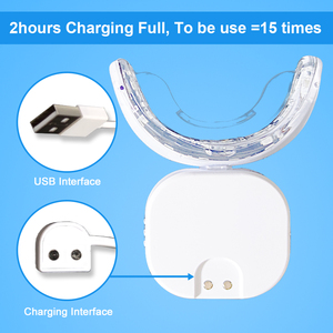 Nouveau dispositif de blanchiment des dents sans fil Portable bleu et rouge 32 lumières LED usage domestique 10 minutes Mini lumière de blanchiment des dents - Product Image 5