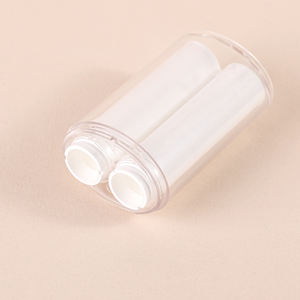 زجاجة لوشن بيضاء فاخرة 15 + 15 + 30 + أنبوب مزدوج بدون هواء للعناية بالبشرة سيروم مستحلب ليلي ونهارًا بدون هواء - Product Image 3