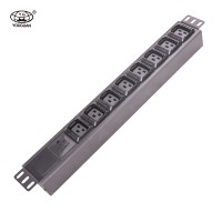 8 voies IEC C19 prises verrouillées barrette d'alimentation unité de distribution de puissance à montage en rack protection contre les surtensions PDU protection contre les surtensions SPD