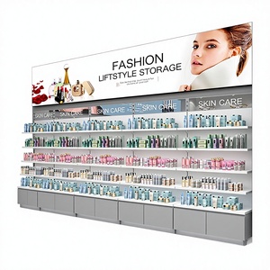 Vitrine de présentation de cosmétiques pour produits de soin de la peau, salons de beauté, studios d'échantillons et magasins maternité-bébé - Étagère de présentation - Product Image 1