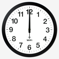 Jam dinding wi-fi cerdas, jam dinding rumah Quartz ruang tamu minimalis Modern, jam sinkronisasi waktu otomatis WIFI cerdas