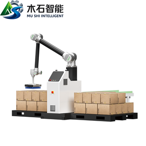 <span class=keywords><strong>Robot</strong></span> palettiseur automatique pour sacs de riz, pièces de contact en acier inoxydable de qualité alimentaire - Product Image 1