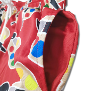 Pantalones cortos de baloncesto para jóvenes con estampado de sublimación de diseño personalizado - Product Image 6