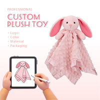 Marionnette de Lapin Personnalisée en Gros, Jouet en Peluche à Bouche Mobile en Coton PP Doux pour la Maternelle