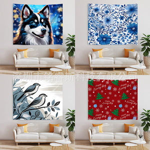Abstract Modern <b>Wall</b> Tapestry Polyester Rectangle Indoor <b>Decor</b> High Quality - Product Image 2