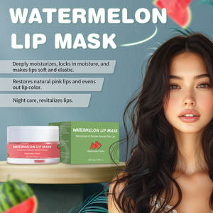 Masque pour les lèvres de nuit à la pastèque 20g OEM Étiquette privée Hydrater Gonfler Lisser Dormir - Product Image 3