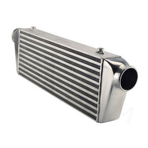 <span class=keywords><strong>Intercooler</strong></span> frontal universel en aluminium 550x230x64mm avec entrée/sortie de <span class=keywords><strong>57mm</strong></span> (2,25 pouces) - Product Image 3