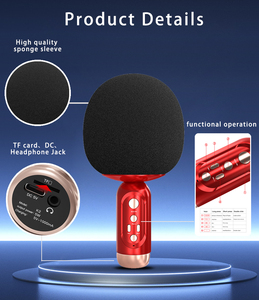 Chuyên Nghiệp Microphone Bt Hộ Gia Đình Không Dây <span class=keywords><strong>Karaoke</strong></span> Mic Hát Phát Sóng Trực Tiếp Âm Thanh Tích Hợp Âm Thanh K2 5W Đảng - Product Image 2