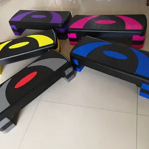 ONESTARSPORTS multi-fonction logo personnalisé aérobie stepper fitness step banc 100% naturel réglable antidérapant planche d'exercice étape