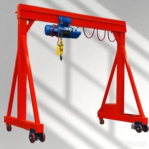 Grue <span class=keywords><strong>portique</strong></span> mobile à roues en caoutchouc, légère, télécommandée, capacité 1000kg-2000kg, pour moteurs et boîtes de vitesses - Meilleures ventes - Product Image 3