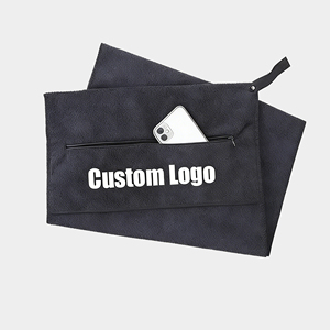Sports Yoga Gym Golf Fitness Sweat <strong>Towel</strong> With Zipper Pocket Outdoor Magnetic Cotton Custom Logo <strong>Quick</strong> <strong>Drying</strong> Microfiber <strong>Towel</strong> - Product Image 1