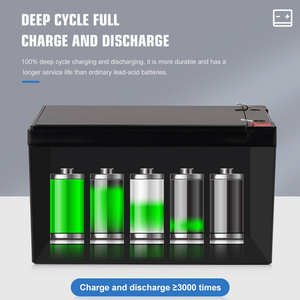 12V <span class=keywords><strong>12.8V</strong></span> 9Ah 딥 사이클 Lifepo4 리튬 이온 배터리 팩 12V9Ah 납산 AGM 배터리를 교체하는 ABS 케이스 포함 - Product Image 4