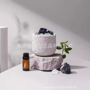 Cold Mountain Scented Candle Stone <b>Diffuser</b> Essential <b>Oil</b> Aroma Ornament Indoor Home Decor 90 120 Days Long Lasting - Product Image 2