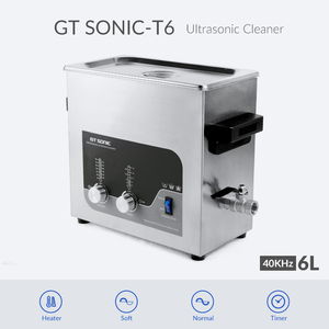 Nettoyeur à ultrasons pour disques vinyles GT SONIC à fréquence variable avec support pour disques vinyles, machine de nettoyage à ultrasons commerciale - Product Image 2