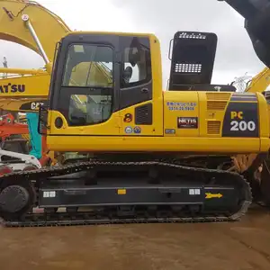 Sıcak satış kullanılan ucuz inşaat makineleri Komatsu PC200-8 paletli ekskavatör kullanılan komatsu ekskavatör pc200 kullanılmış ekskavatör stok