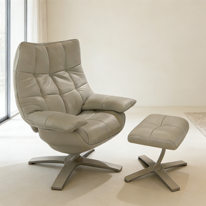 <span class=keywords><strong>Sillón</strong></span> Acolchado de Alta Gama, Cómodo y Tapizado, Asiento Individual Reclinable, Mueble de Oficina con Reposapiés - Product Image 6