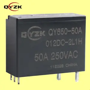 QYZK SPST-NO Pcb Bisa Disesuaikan Secara Mekanis 250VAC 5 Pin Zigbee Sakelar Relai Berkait Magnetik 12V 1 Saluran Relay Grendel