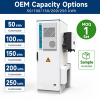Armoire ESS industrielle et commerciale 112,5 kWh 50 kW 314 Ah, système de stockage d'énergie à batterie lithium-ion avec refroidissement par air et protection IP54