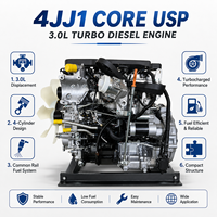 Moteur diesel turbo à rampe commune SCDC Isuzu 4JJ1 3.0L 110-130kW 430Nm, alternative au Toyota 1KD-FTV pour pick-up, SUV et camionnettes légères