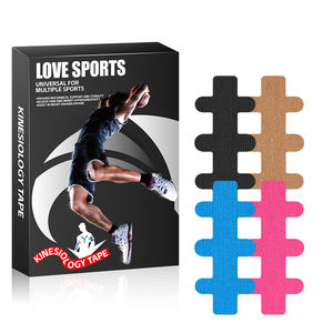 Bande de Kinésiologie Prédécoupée Personnalisable en Boîte, Hypoallergénique et Imperméable pour Soutien et Protection du Talon, Ruban Adhésif Sportif Personnalisé - Product Image 3