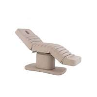 Lit de beauté multifonctionnel avec mécanisme de levage électrique, en cuir PU, 3 moteurs réglables pour spa, salon, massage