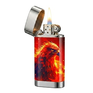 Briquet Plasma Falcon X Transparent Style Français Double Arc Coupe-Vent Étanche Rechargeable USB Type-C Affichage Numérique - Product Image 2