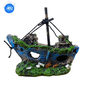 Resina moderno <span class=keywords><strong>Fish</strong></span> Tank Paisagismo Decoração Tesouro Frogman Simulação Shipwreck <span class=keywords><strong>Fish</strong></span> Tank Aquário Decorações Acessórios - Product Image 4