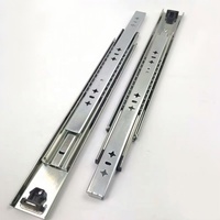Glissière de tiroir à roulement à billes en acier robuste de 53 mm avec capacité de charge de 120 kg pour cuisine et salon