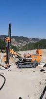 Foreuse hydraulique sur chenilles ZGYX 420B-1 pour trous de mine, foreuse DTH de haute qualité pour roche