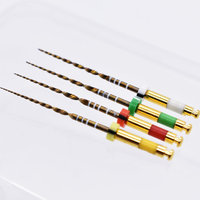 Limas Dentales Rotatorias Wave One Gold, Limas V One Golden, Activación por Calor Niti, Endodoncia Flexible, Uso Dental para Conducto Radicular