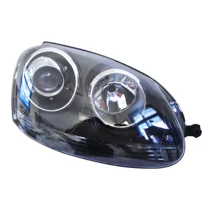 1K6 941 005P/006P lampu mobil sistem lampu hitam lampu depan otomatis untuk V.W JETTA V(SAGITAR) 2005