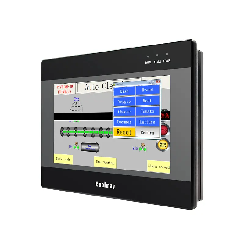 7 inch multiple output and input types optional high-quality programmable logic controller