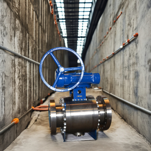 Stainless Steel <b>Worm</b> Gear Operated Mounted Ball Valves Ball - Product Image 6