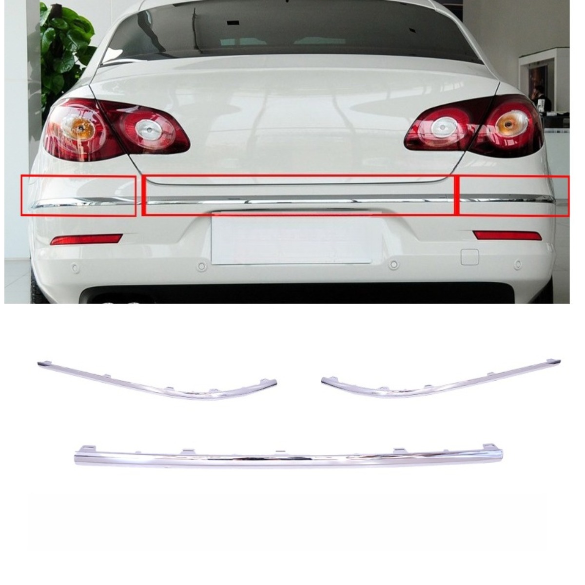 Parachoques trasero decorativo