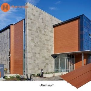 Matrixtion nhôm ốp tường bên ngoài Tấm ốp tường gỗ nhìn nhôm siding - Product Image 1