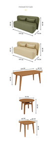 Conjunto de Muebles Modernos para Cafetería y Restaurante, Silla de Salón y Mesa Redonda Pequeña para Cafetería, Hotel, Vestíbulo, Interior Comercial - Product Image 6
