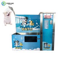 Système de lavage pour chiens avec alarme indicatrice d'entrée de niveau, facile à entretenir sur site, pour centre de soins et installation de bain pour animaux de compagnie