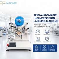 Máquina Etiquetadora Semiautomática Autoadhesiva para Tarjetas SD, Baterías, FPC, Componentes Electrónicos y Equipos Industriales