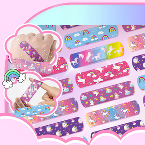 Paquete Familiar de Banditas Adhesivas Personalizadas con Dibujos Animados para Niños, Lindas Banditas de Spunlace con Mi Logotipo - Product Image 3